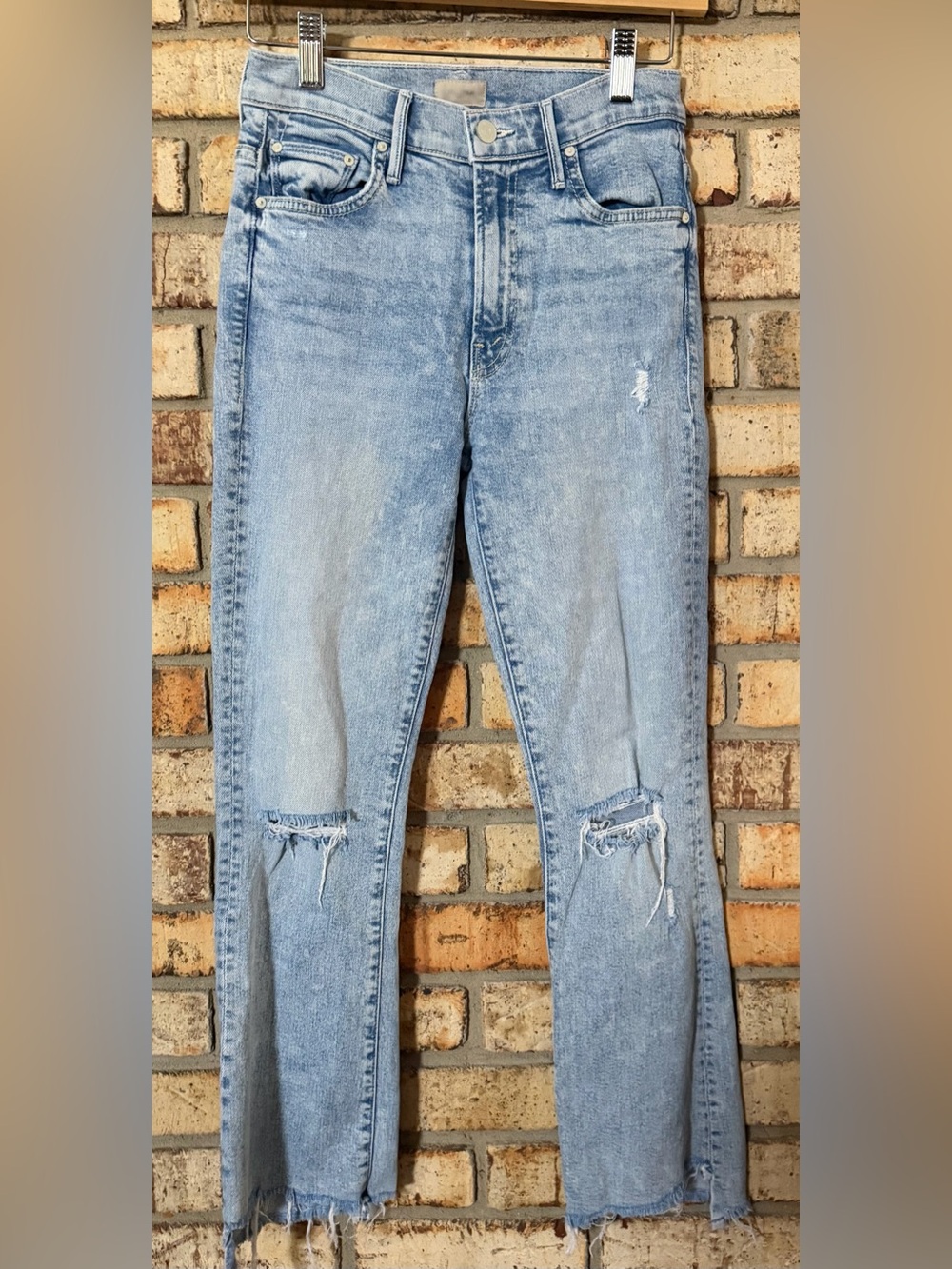 Mother insider crop stew chew jeans 25 inseam 25”